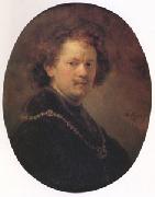 Self Portrait Bareheaded (mk05) Rembrandt